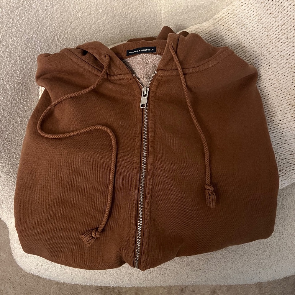 Brandy Melville Women's Brown Jacket